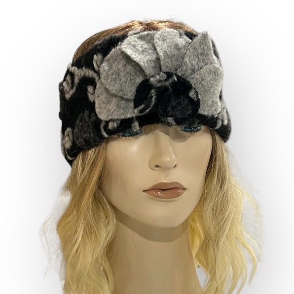 Italian Made Wool Headband - Picture 3 of 10
